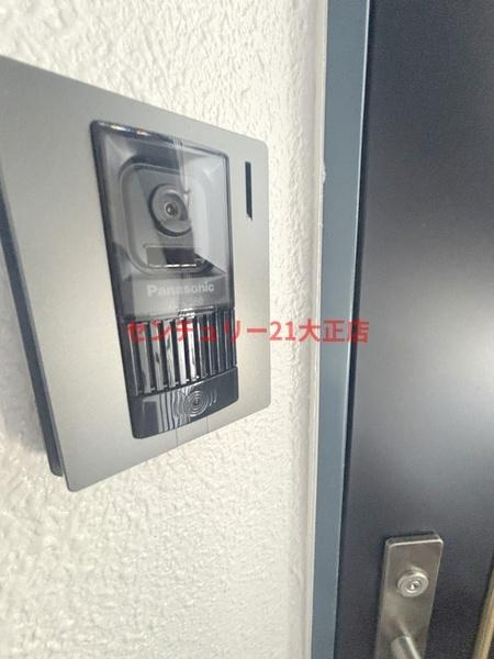 大阪市港区南市岡３丁目の賃貸マンションのセキュリティ