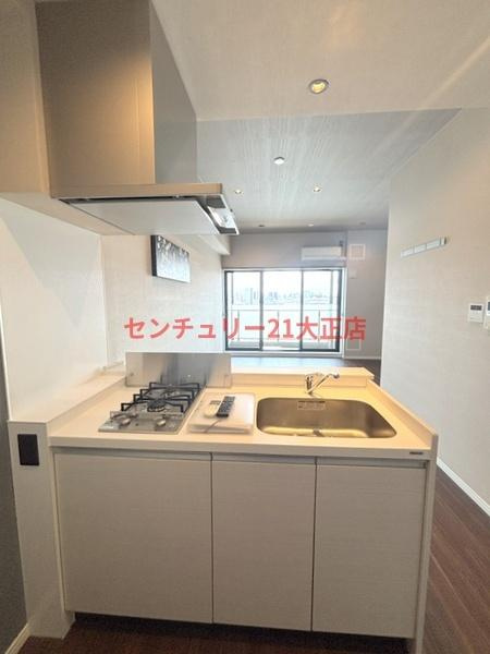 大阪市港区南市岡２丁目の賃貸マンションのキッチン