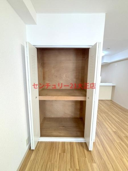 大阪市港区市岡元町３丁目の賃貸マンションの収納