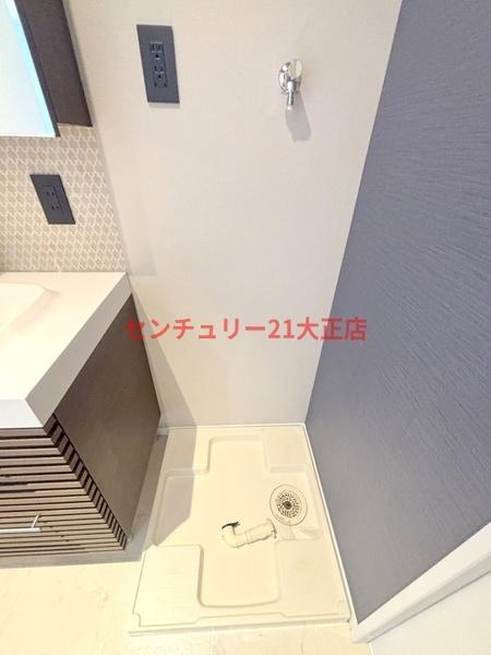 大阪市港区南市岡２丁目の賃貸マンションの洗面所