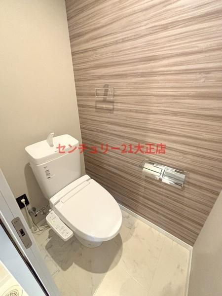 大阪市港区南市岡２丁目の賃貸マンションのトイレ