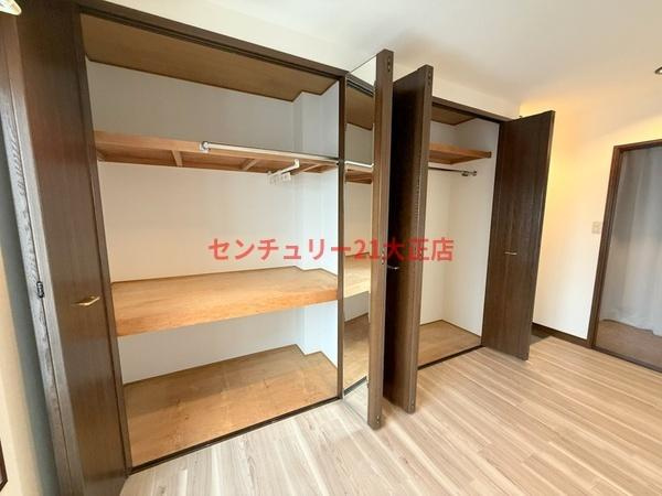 大阪市港区弁天５丁目の賃貸マンションの収納
