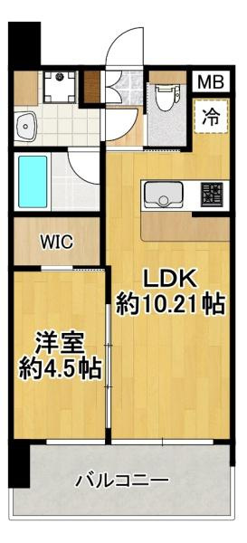 プレジオ大正（Bｒタイプ）の間取り|★大人気の１ＬＤＫです★