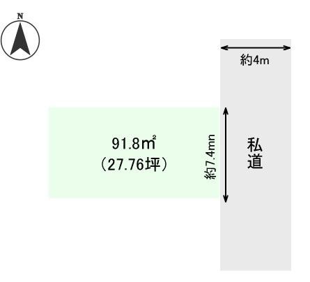 和歌山市善明寺　土地