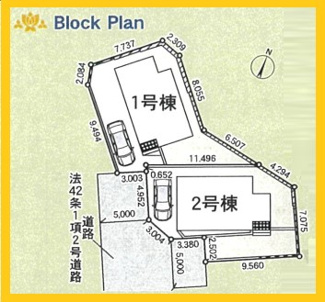 【区画図】 | 町田市大蔵町　新築分譲住宅　全2棟（1号棟）/今回販売2棟 | 区画図
