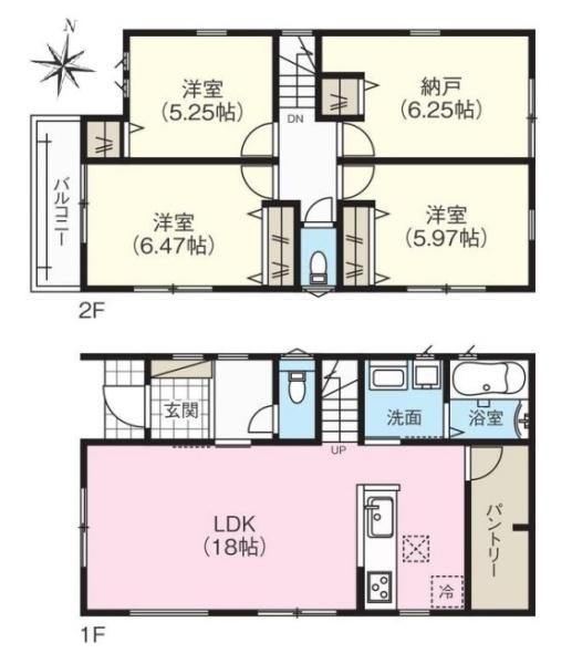 ファーストタウン指柳町 ／新築一戸建の間取り