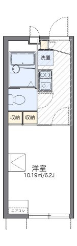 【間取り】 | レオパレスフラワーⅢ