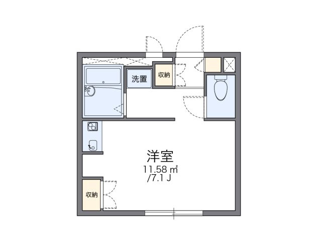 【間取り】 | レオパレスクレール湘南台