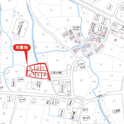 深良2414分譲地の地図