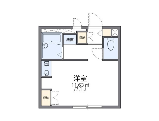 レオパレスジュネス杉戸の間取り