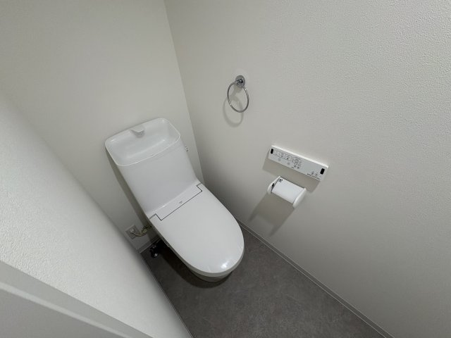 エテルナコート総持寺のトイレ|落ち着いた色調のトイレです