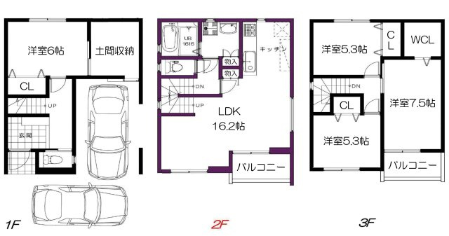 【間取り】 | 小阪新築戸建