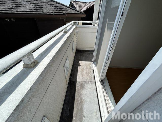 唐国町１丁目戸建てのバルコニー