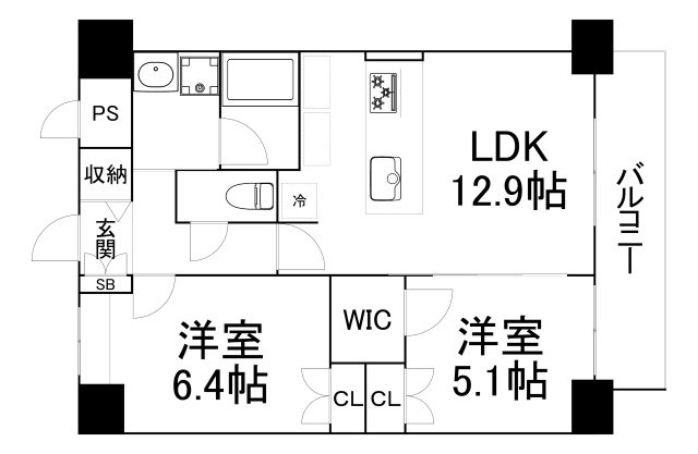 【間取り】 | グランドレッセ今里