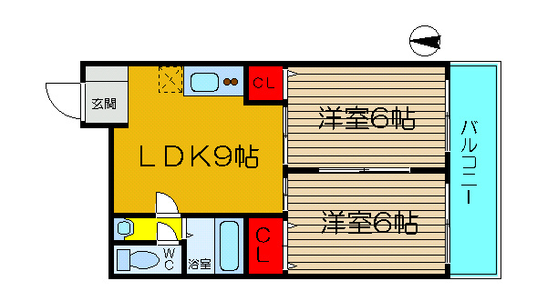 アークハイム川島の間取り