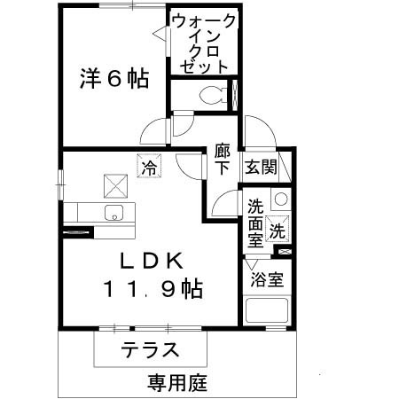 【間取り】 | ラ・ミュー久宝寺Ⅰ棟