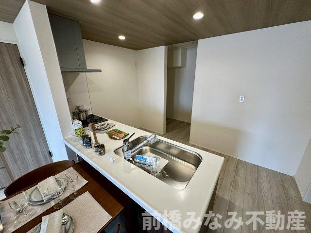 【新築平屋】高崎市下之城町1期　限定1棟　リナージュ　新築建売のキッチン|キッチンです