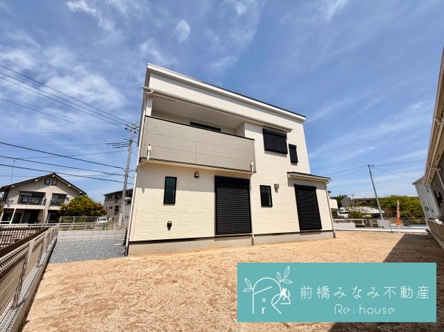 【新築】前橋市三河町２丁目24-1期　１号棟(全３棟)　リナージュ　新築建売分譲の外観|外観もきれいです