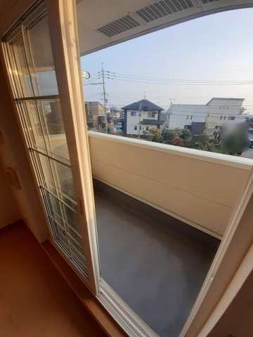 ラフレシール・ベルメゾンＢのバルコニー|陽当たり良好なバルコニーです♪