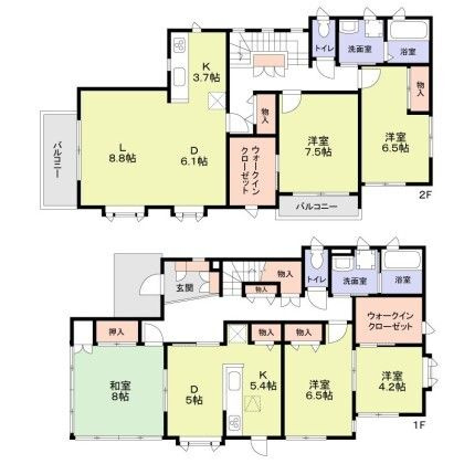 【間取り】 | 厚木市温水戸建(JTI)(アツギシヌルミズコダテ(ジェイティアイ))