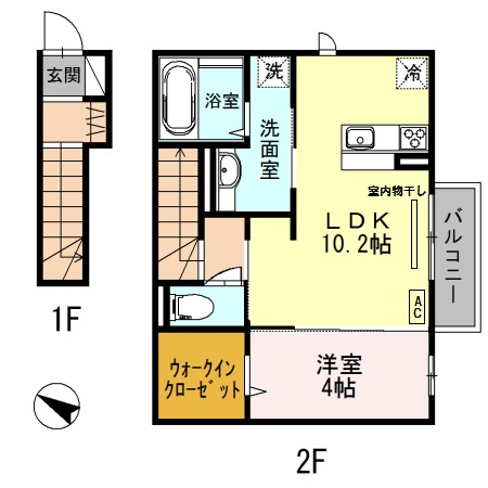 アメーヌ・コートの間取り
