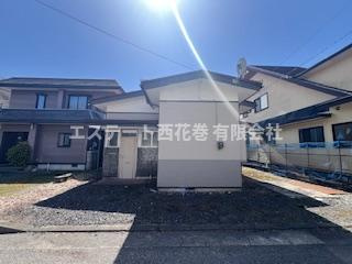 花巻市湯口字洗沢　土地建物の外観