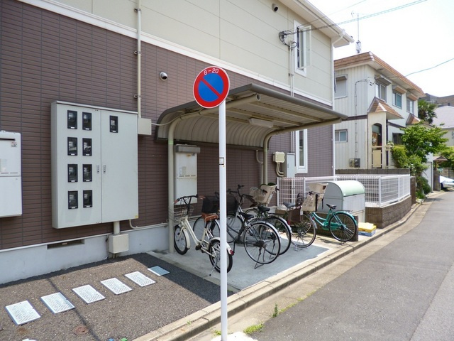 エルンテのその他共用部分|敷地内専用駐輪場有ります。