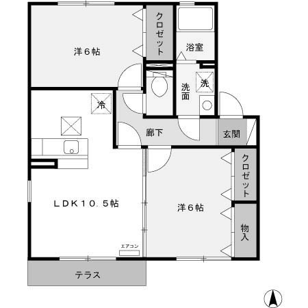 【間取り】 | グランディールＭ　Ⅲ
