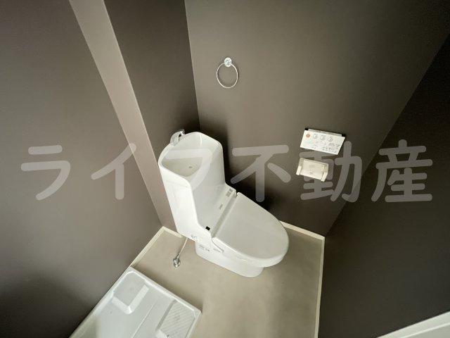 グランヴィア鴻池新田のトイレ|落ち着いた色調のトイレです
