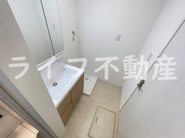 シティコート徳庵の洗面所|忙しい朝には欠かせない洗面所です