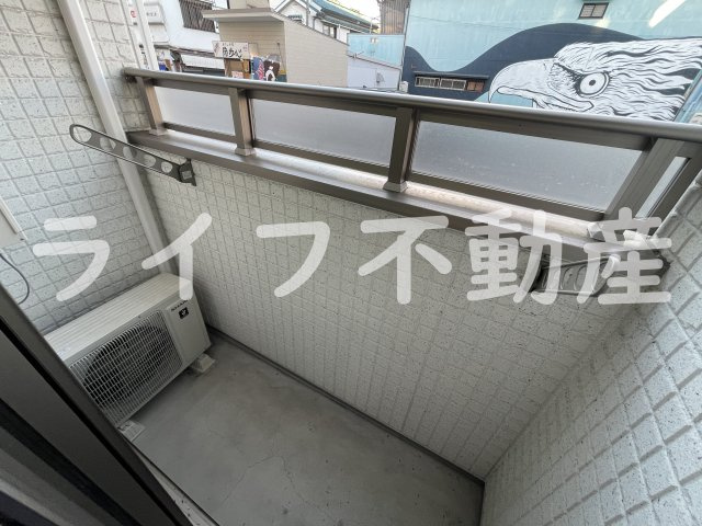 シティコート徳庵のバルコニー|広々としたバルコニーです