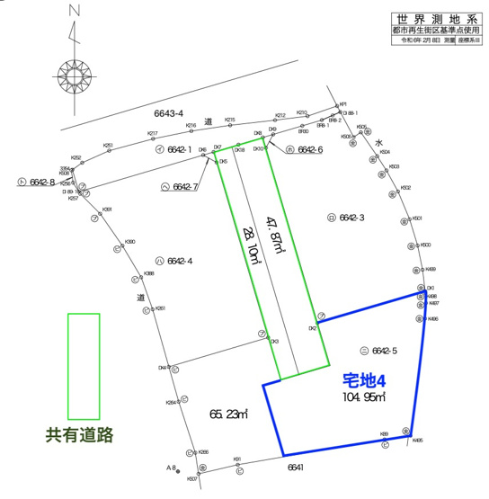 【土地図】 | 【新規分譲地】安芸区中野東２丁目