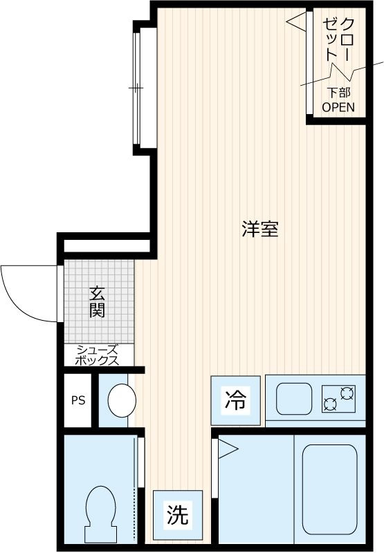 フォレックスコート本蓮沼の間取り|間取りです。