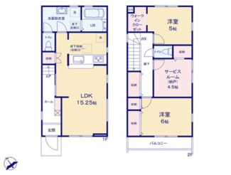 【間取り】 | 立川市上砂町3丁目　3号棟　仲介手数料無料 | 2SLDK＋WIC

