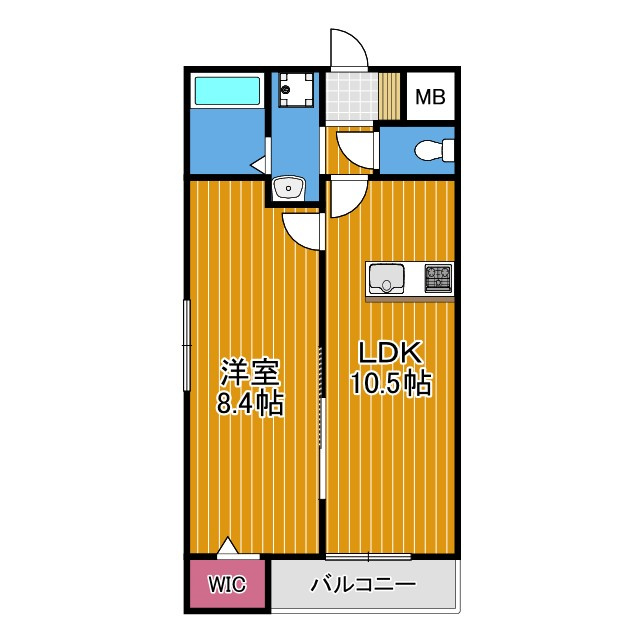 ステラウッド野中Ⅲの間取り
