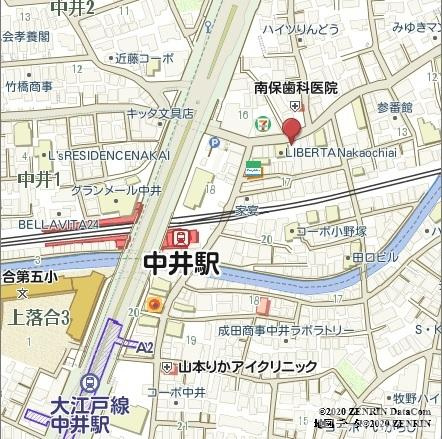 【地図】 | Ｌａ　Ｄｏｕｃｅｕｒ中落合 