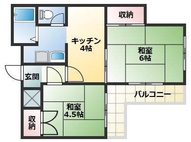 シャトーMOの間取り