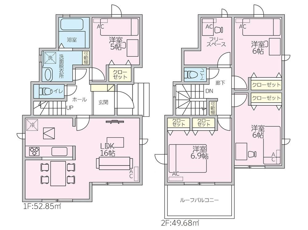 春日井市坂下町3丁目01期(全1棟)の間取り