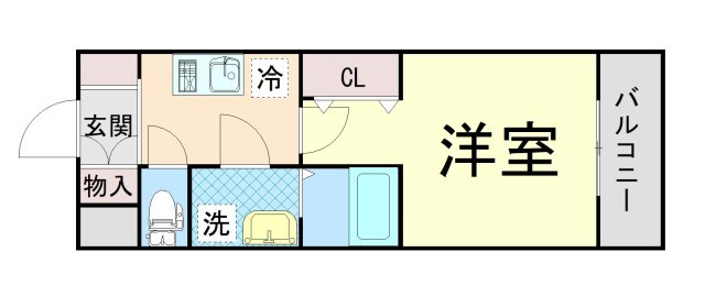 エスリード神戸海岸通の間取り