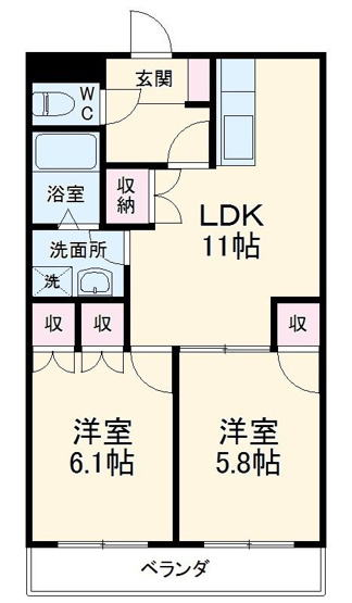 【間取り】 | カーサラフロレスタ
