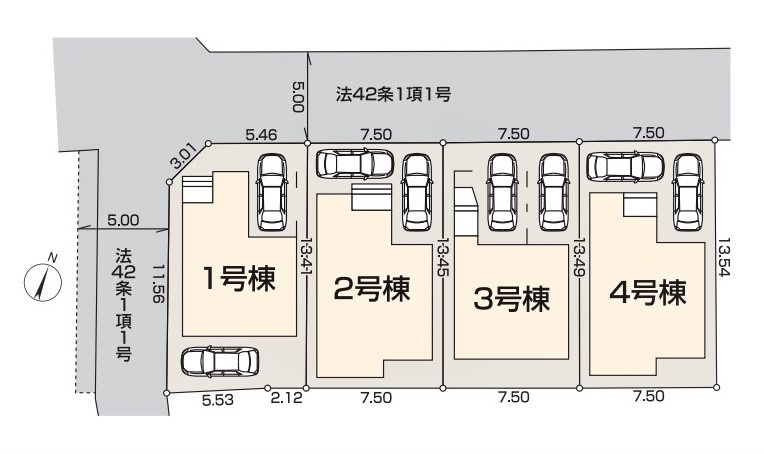 新座市西堀2丁目第7　全4棟　3号棟