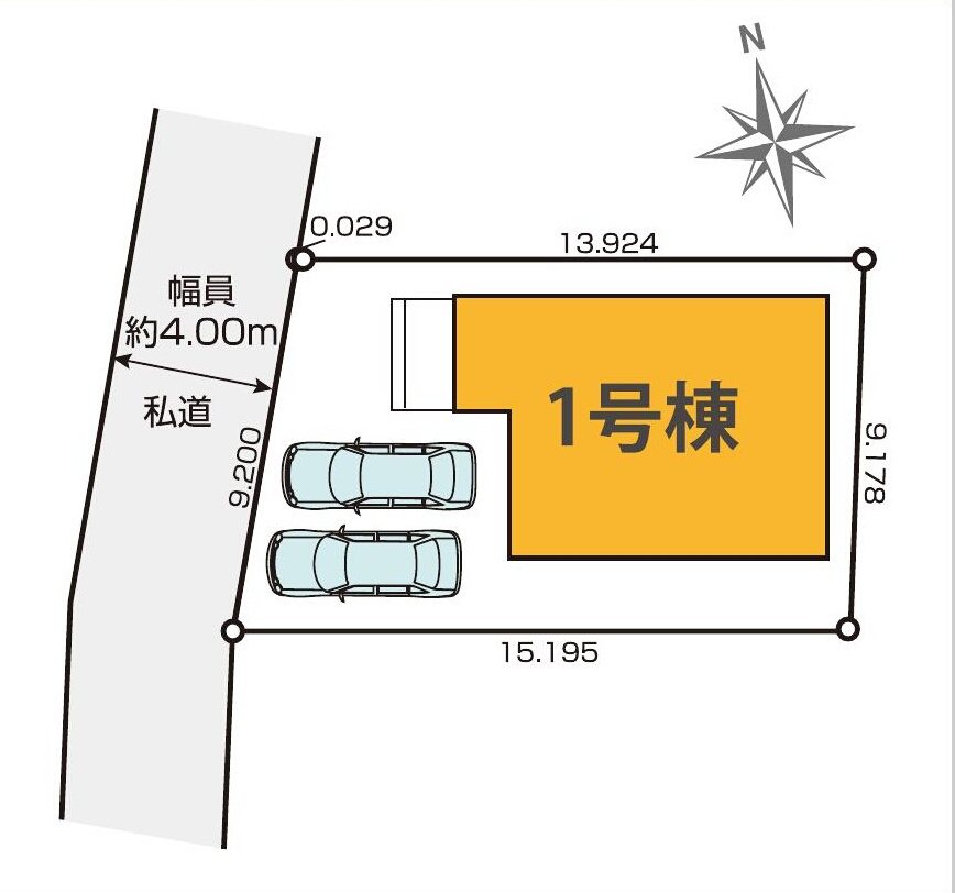 中央線 国分寺駅 バス15分 新築戸建 小金井市貫井南町5丁目の区画図