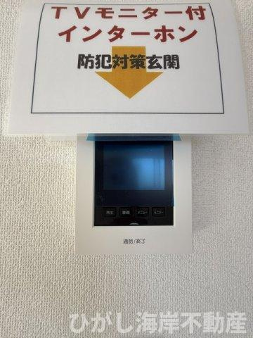 茅ヶ崎市中島　新築戸建　全２棟のセキュリティ|TVモニター付きインターフォン