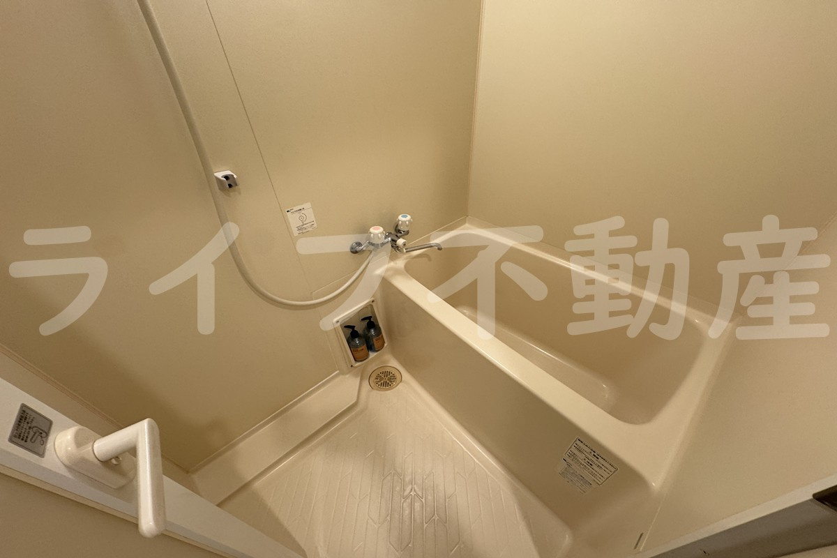 キューブの浴室|日々の疲れを癒すお風呂付です
