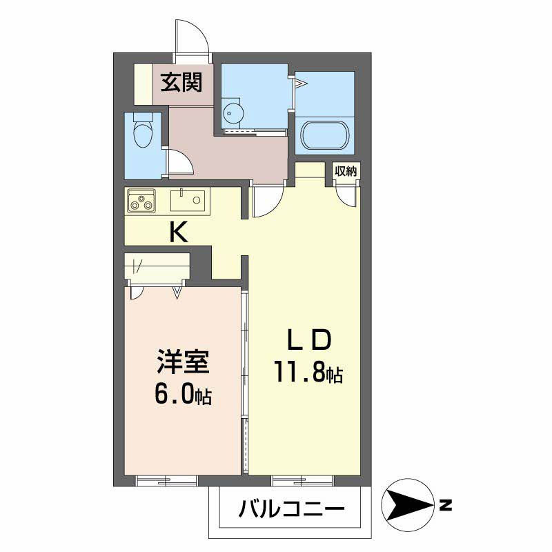 Ｓｏｕｔｈ　Ｔｏｗｎ　蔵家の間取り