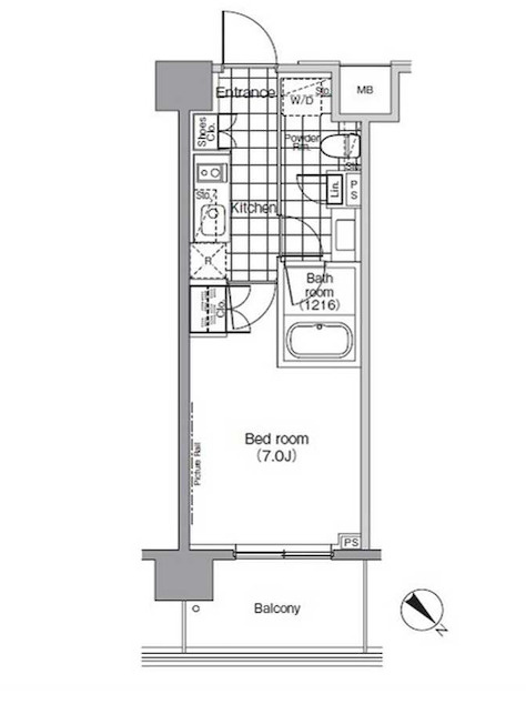 港区赤坂６丁目の賃貸マンション