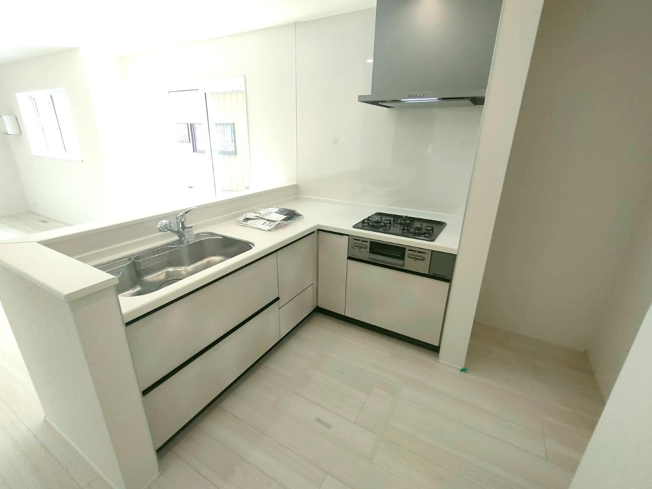 八潮市　木曽根　新築戸建　全1棟のキッチン|施工例です