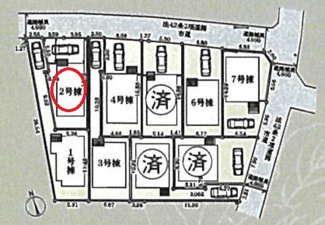 【区画図】 | 府中市清水が丘3丁目　全9棟　2号棟　仲介手数料無料 | 2号棟です