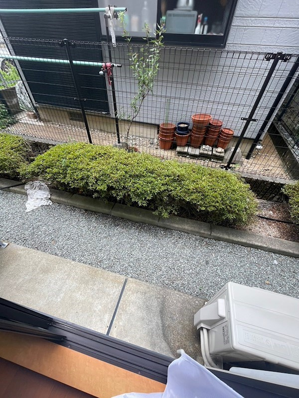 レオパレスシェ　モアⅡのバルコニー