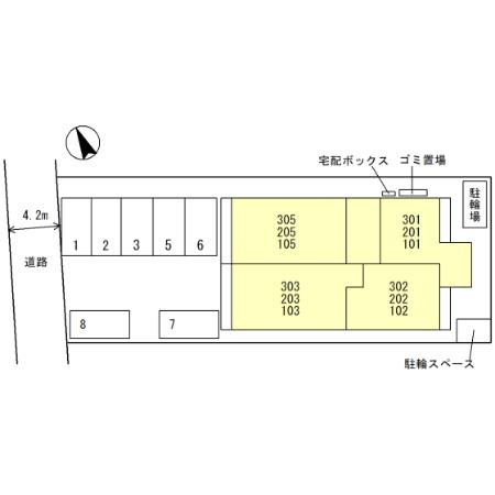 D-room国芳の区画図